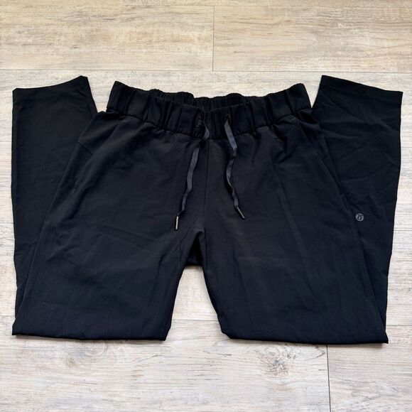 lululemon athletica Pants - Lululemon On The Fly Pant Woven Black Size 8 26" Inseam Travel Career Athleisure